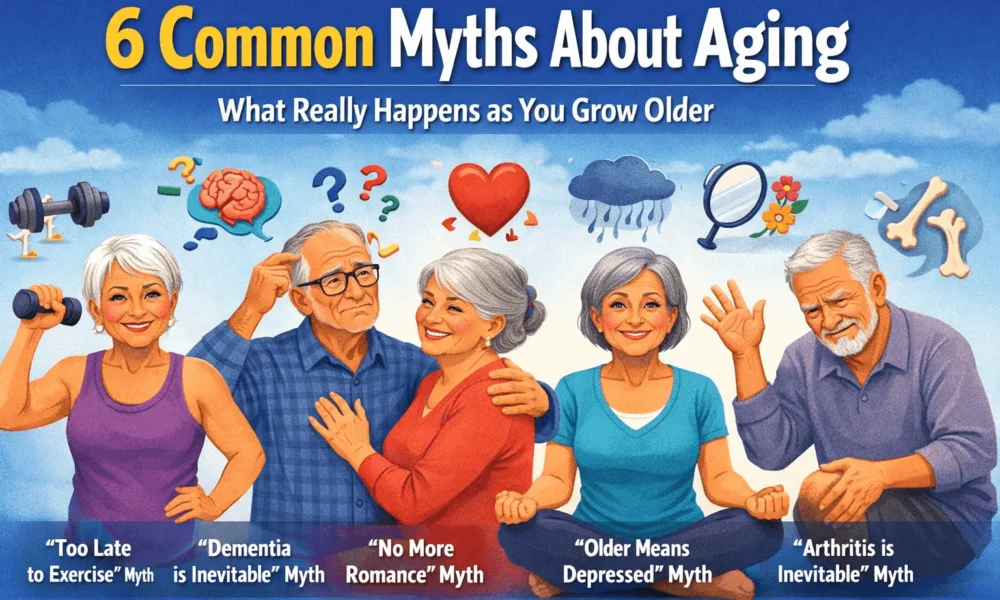6 Common Myths About Aging - What Really Happens as You Grow Older - Health Care Tips Hub