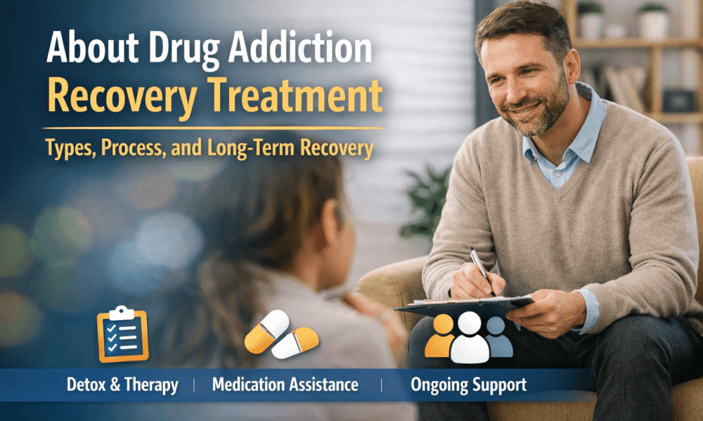About Drug Addiction Recovery Treatment Types, Process, and Long-Term Recovery