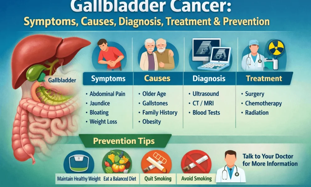 Gall Bladder Cancer - Symptoms, Causes, Diagnosis, Treatment & Prevention - Health Care Tips Hub